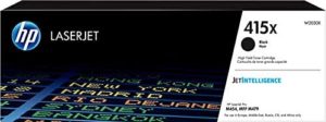HP 415X W2030X, Cartuccia Toner Originale, ad Alta Capacità, per Stampanti HP Color LaserJet Serie Pro M454 e M479, Jetintelligence