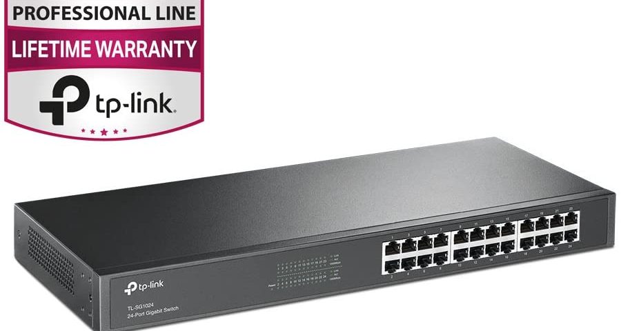 TP-Link TL-SG1024 Switch, 24 Porte RJ45 Gigabit 10/100/1000 Mbps ...