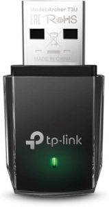 TP-Link Archer T3U Adattatore USB Scheda di Rete, Wireless Dual-Band 1300Mbps, 2.4GHz & 5GHz, USB 3.0, Mini Size