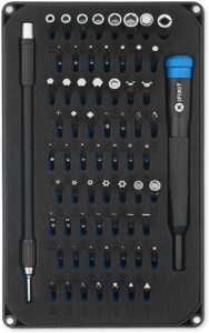 iFixit Mako Precision Bit Set, set di punte da cacciavite di precisione, con 64 punte per cacciavite (4 mm), per smartphone, tablet, console ecc.